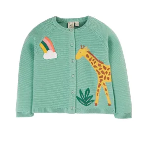 Frugi Colby Cardigan 500147A4msgf Giraffes