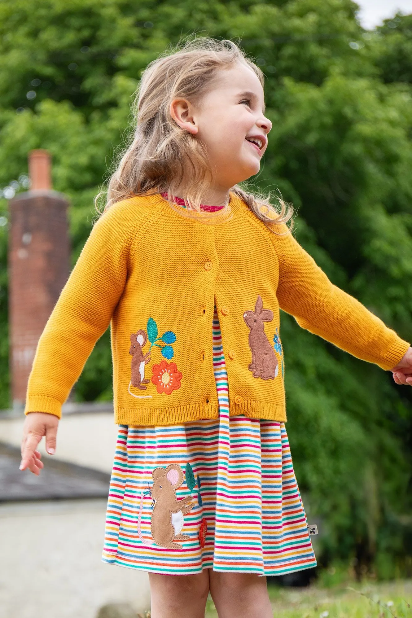 Frugi Colby Infant Cardigan Autumn