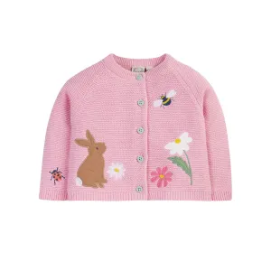 Frugi Colby Infant Cardigan Kk6pi Rabbit