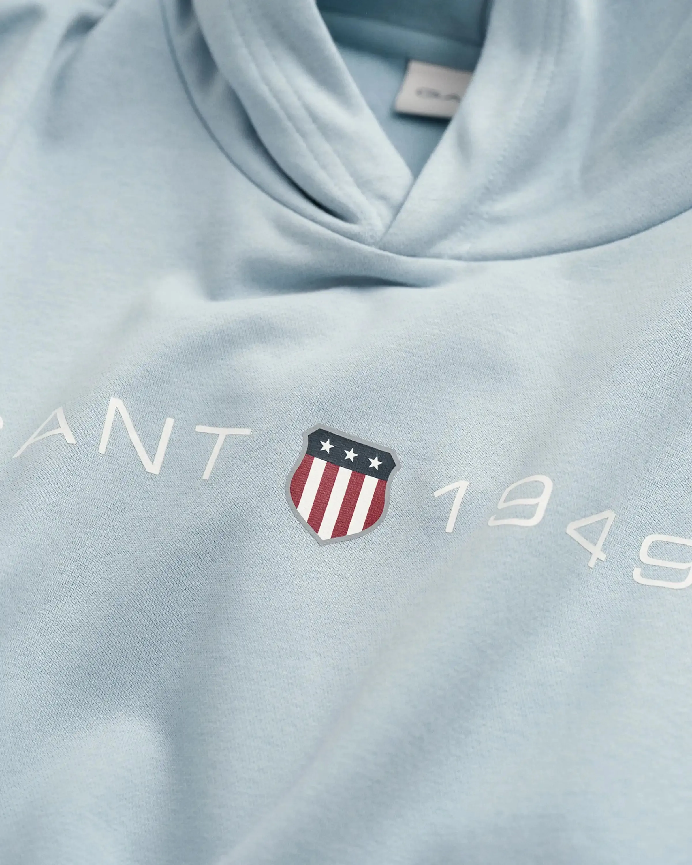 GANT Mens Printed Graphic Hoodie Stormy Sea