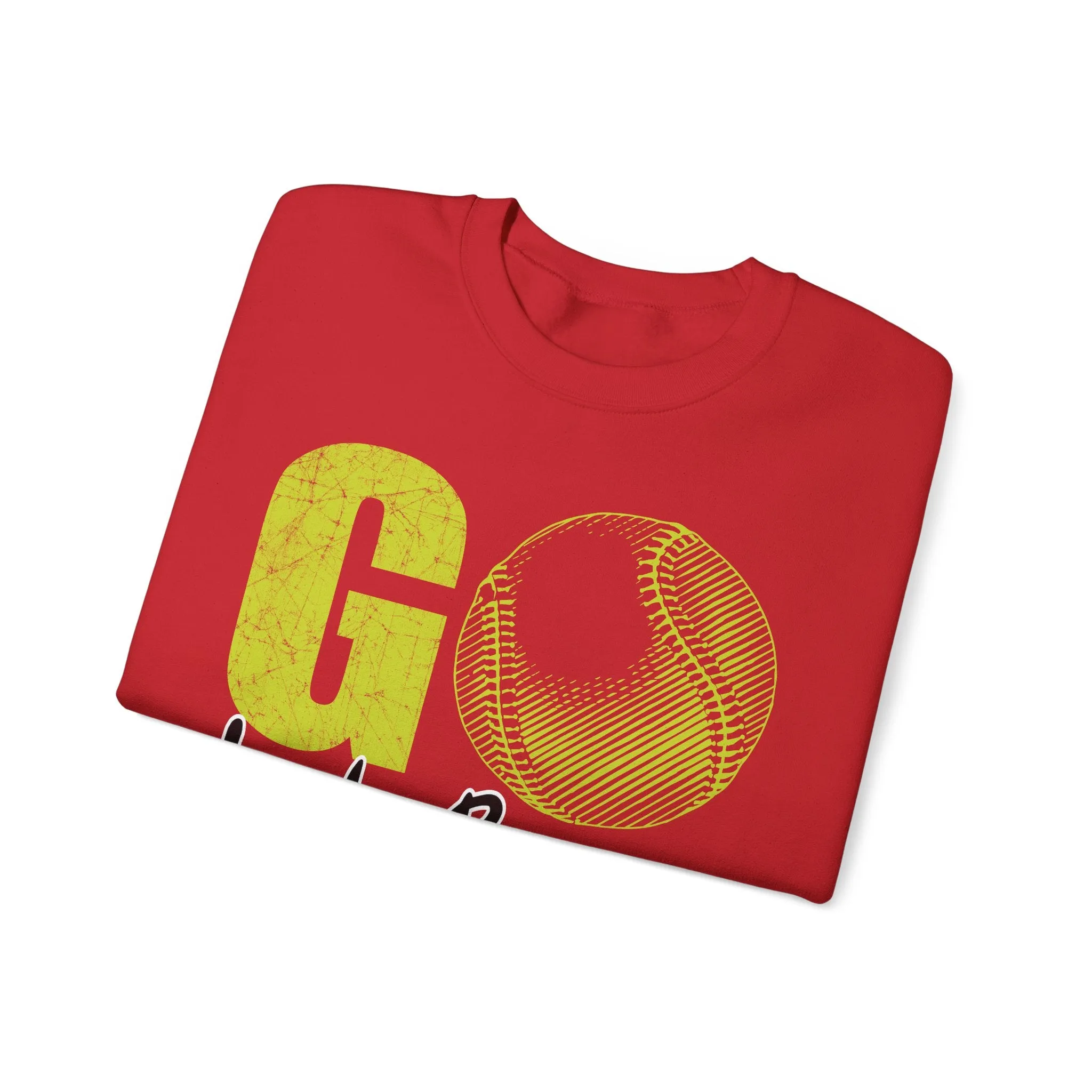 Go Lady Braves Softball Crewneck Sweatshirt
