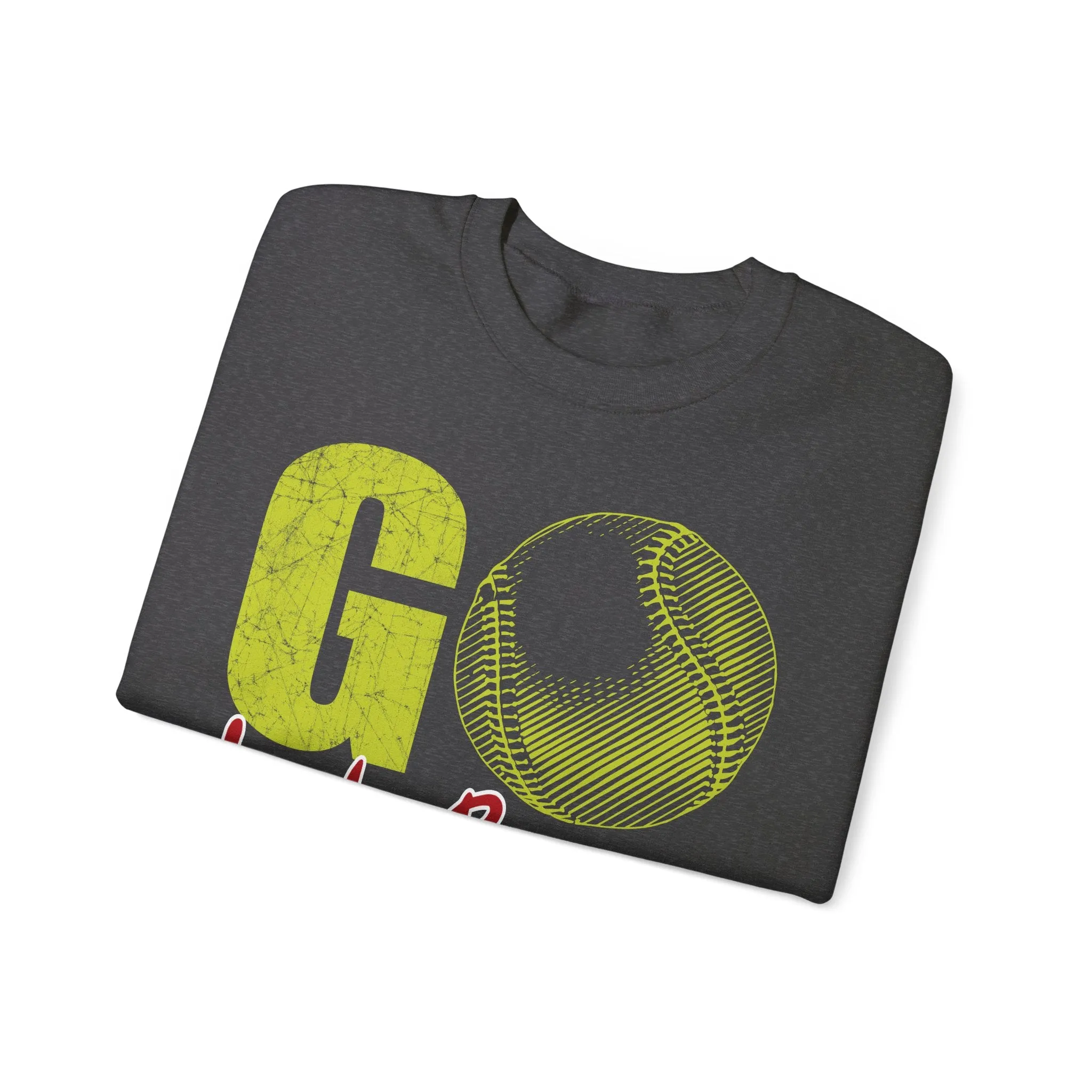 Go Lady Braves Softball Crewneck Sweatshirt