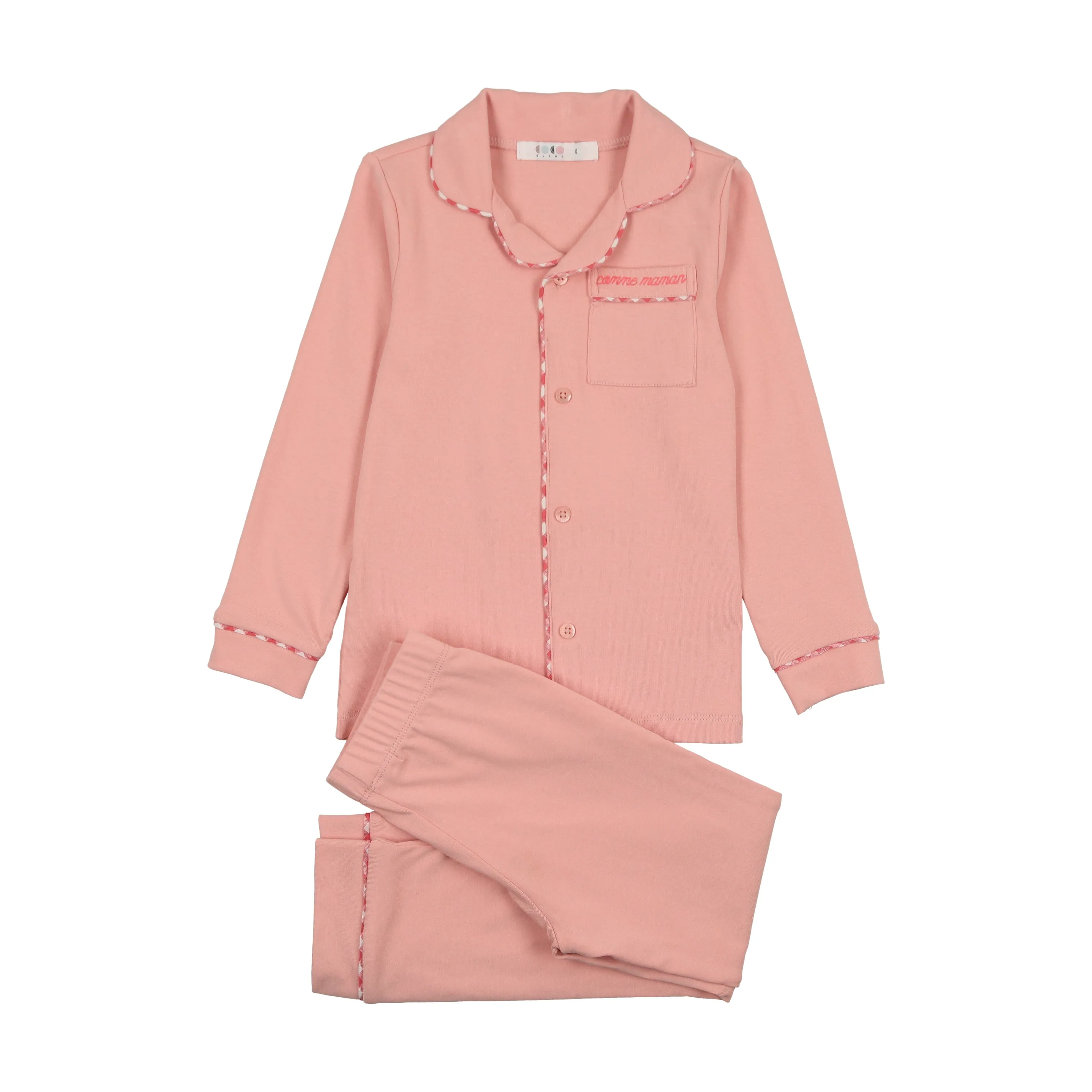 Grandpa coral pajamas by Coco Blanc