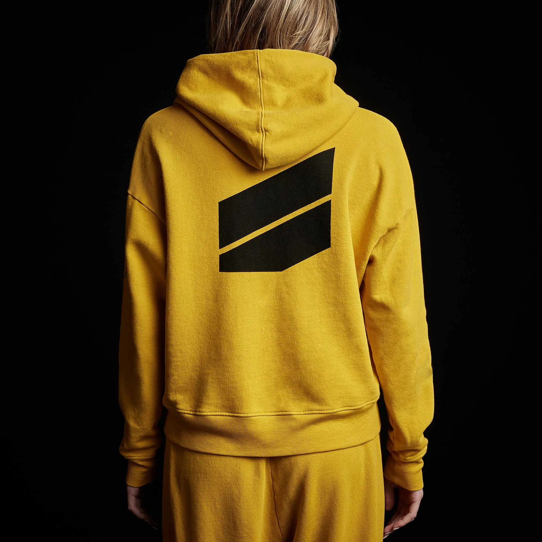 Graphic Pullover Hoodie - Crocus Yellow