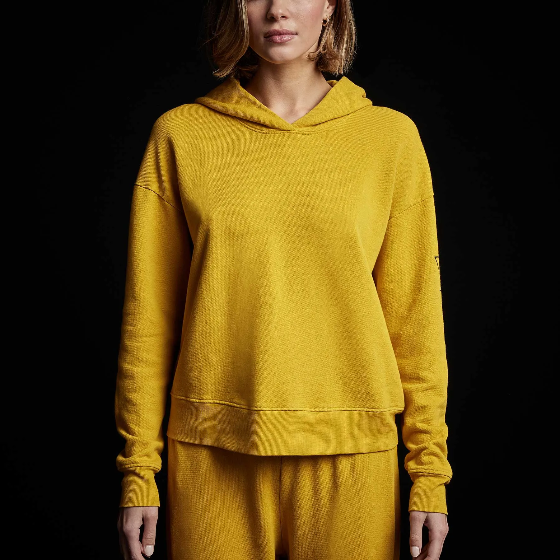 Graphic Pullover Hoodie - Crocus Yellow