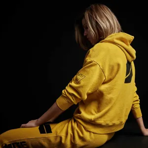 Graphic Pullover Hoodie - Crocus Yellow