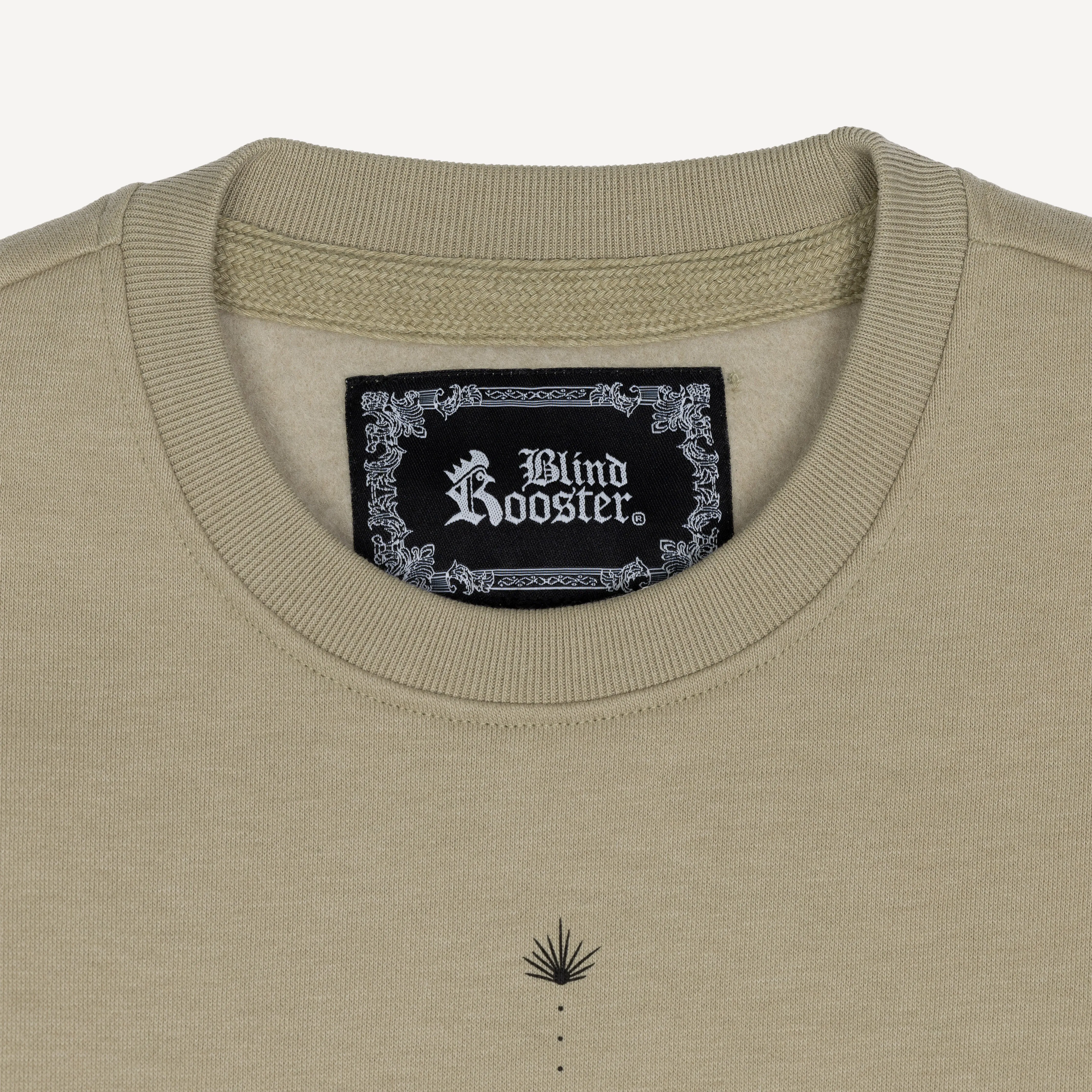 Graphic Wraparound Crewneck Pullover Sweatshirt - Elm / Celestial