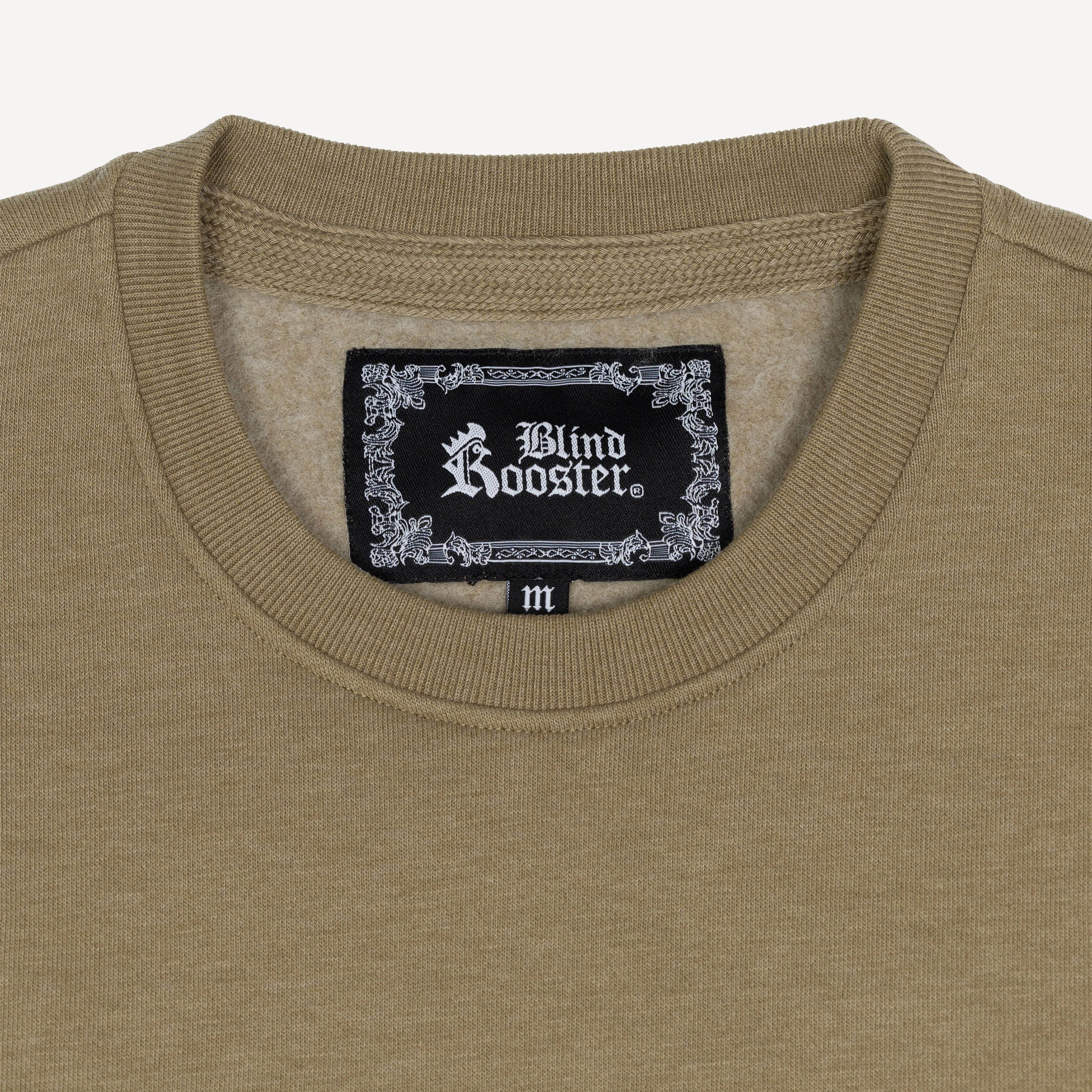Graphic Wraparound Crewneck Pullover Sweatshirt - Elmwood / Asian