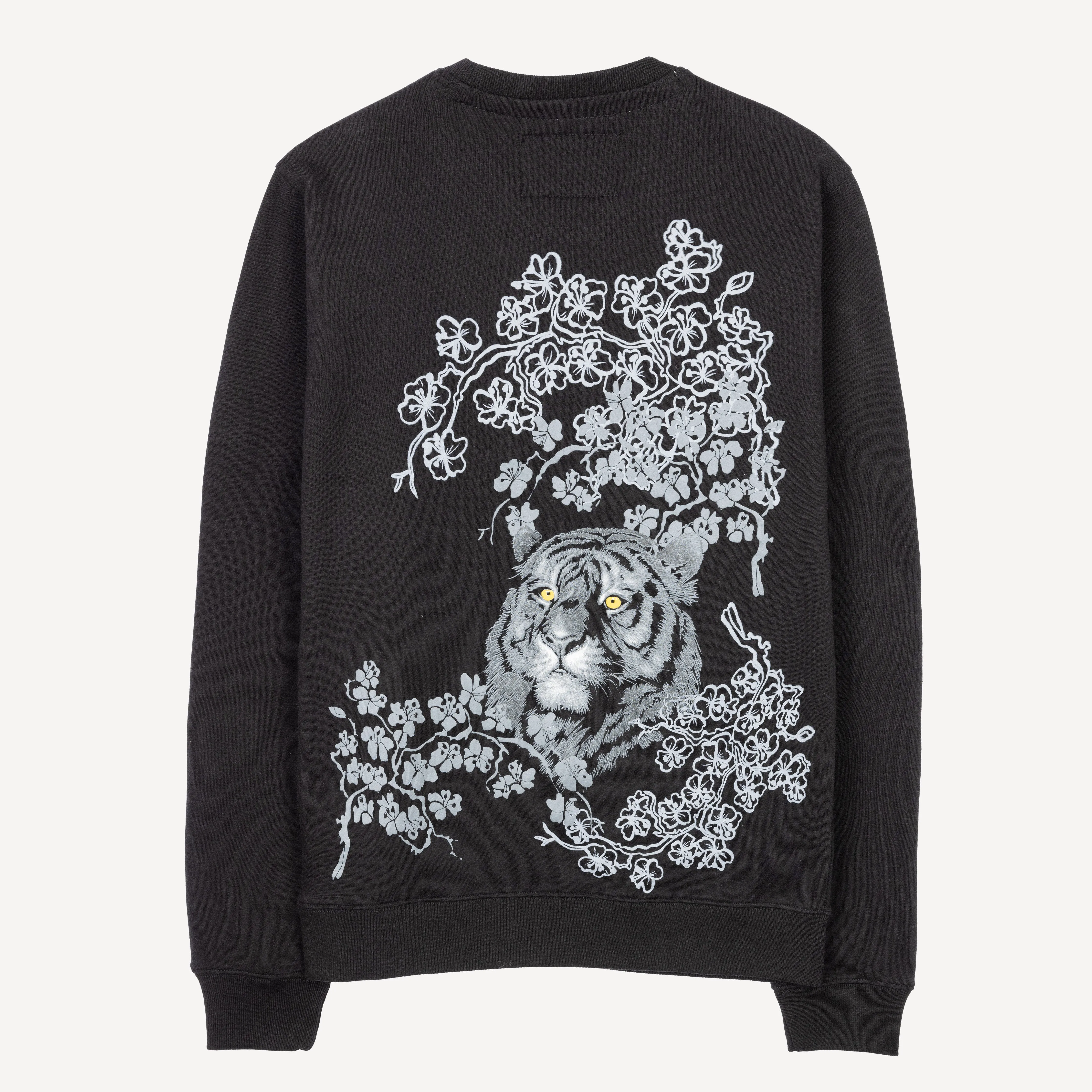 Graphic Wraparound Crewneck Sweatshirt - Black / Respect