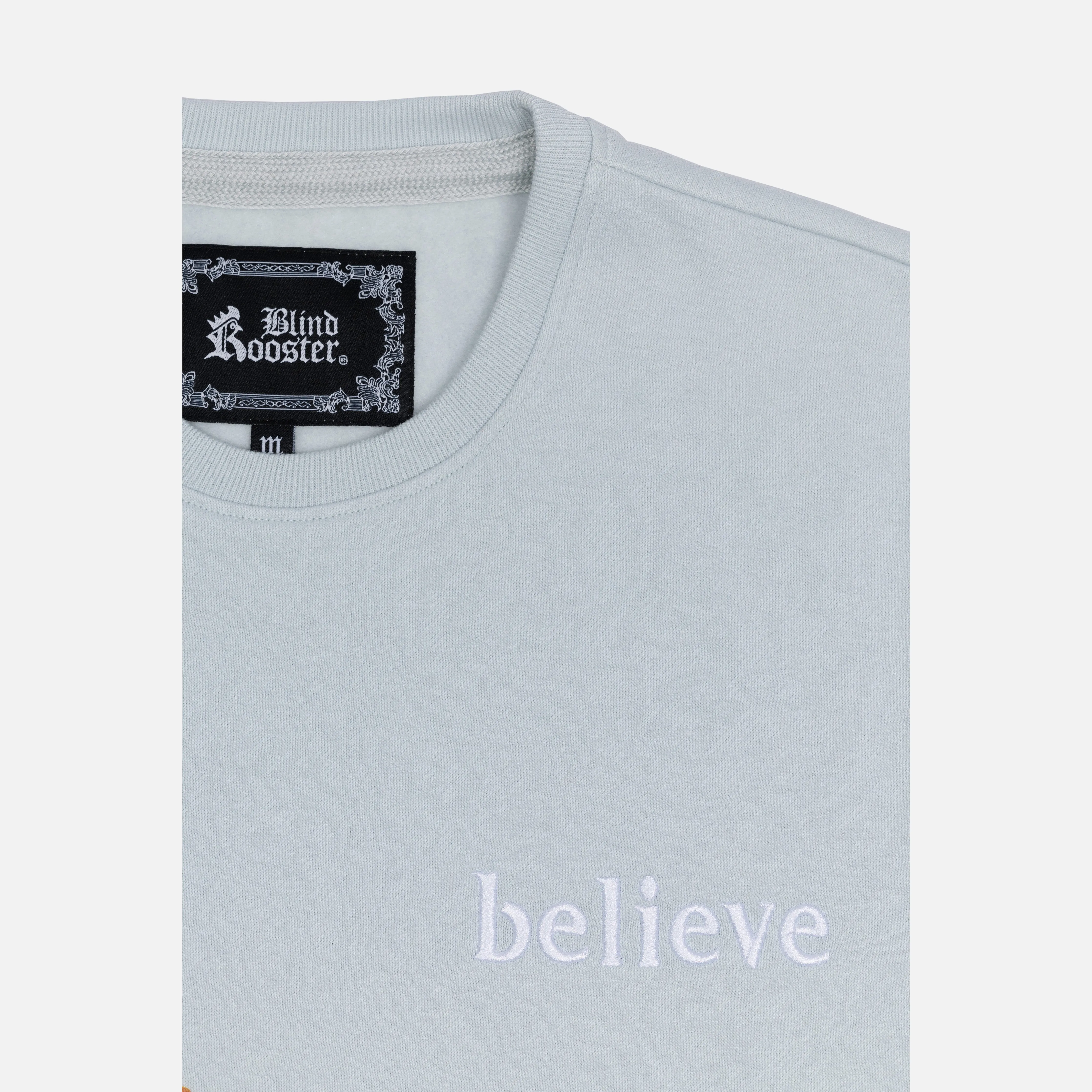 Graphic Wraparound Crewneck Sweatshirt - Plein Air / Believe