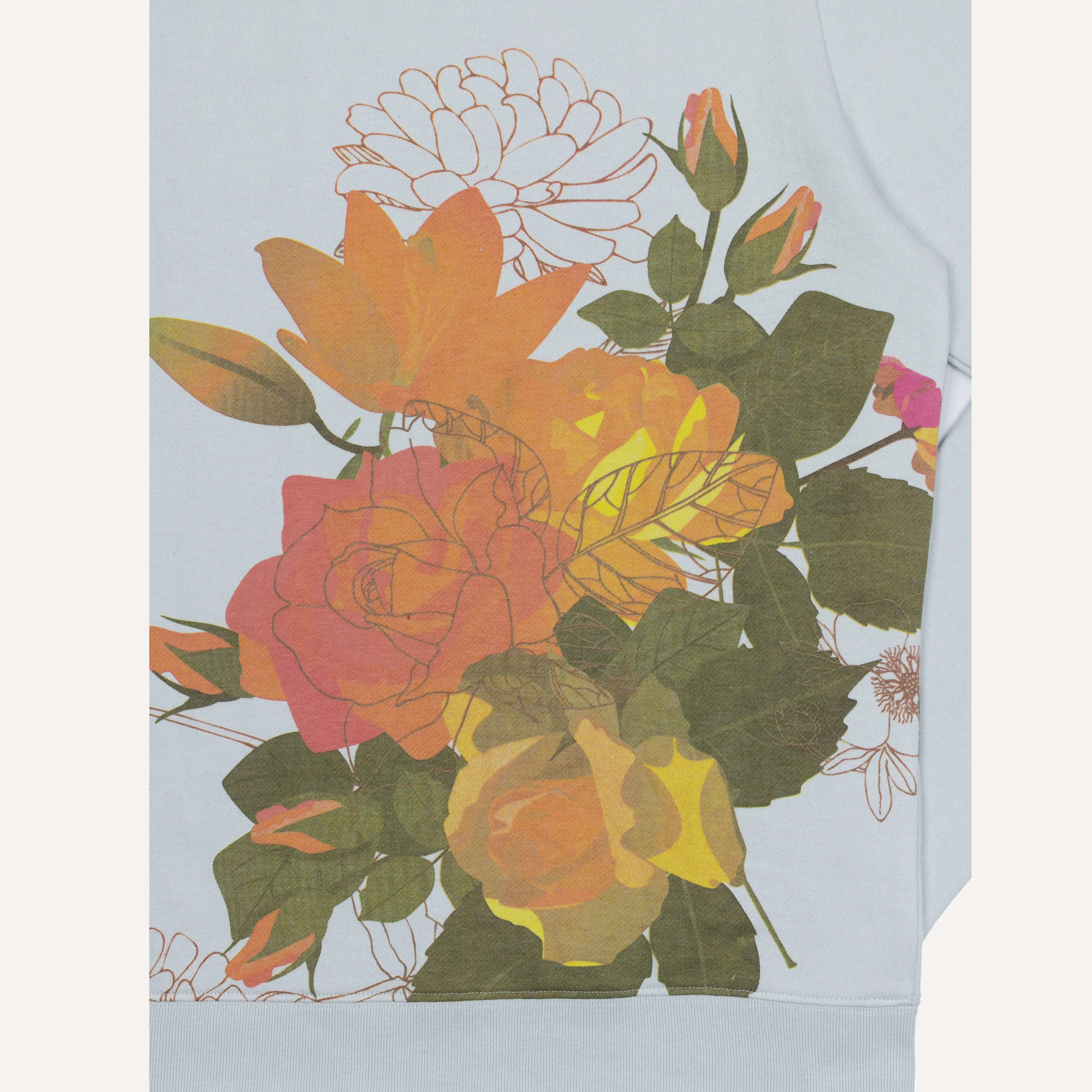 Graphic Wraparound Crewneck Sweatshirt - Plein Air / Believe