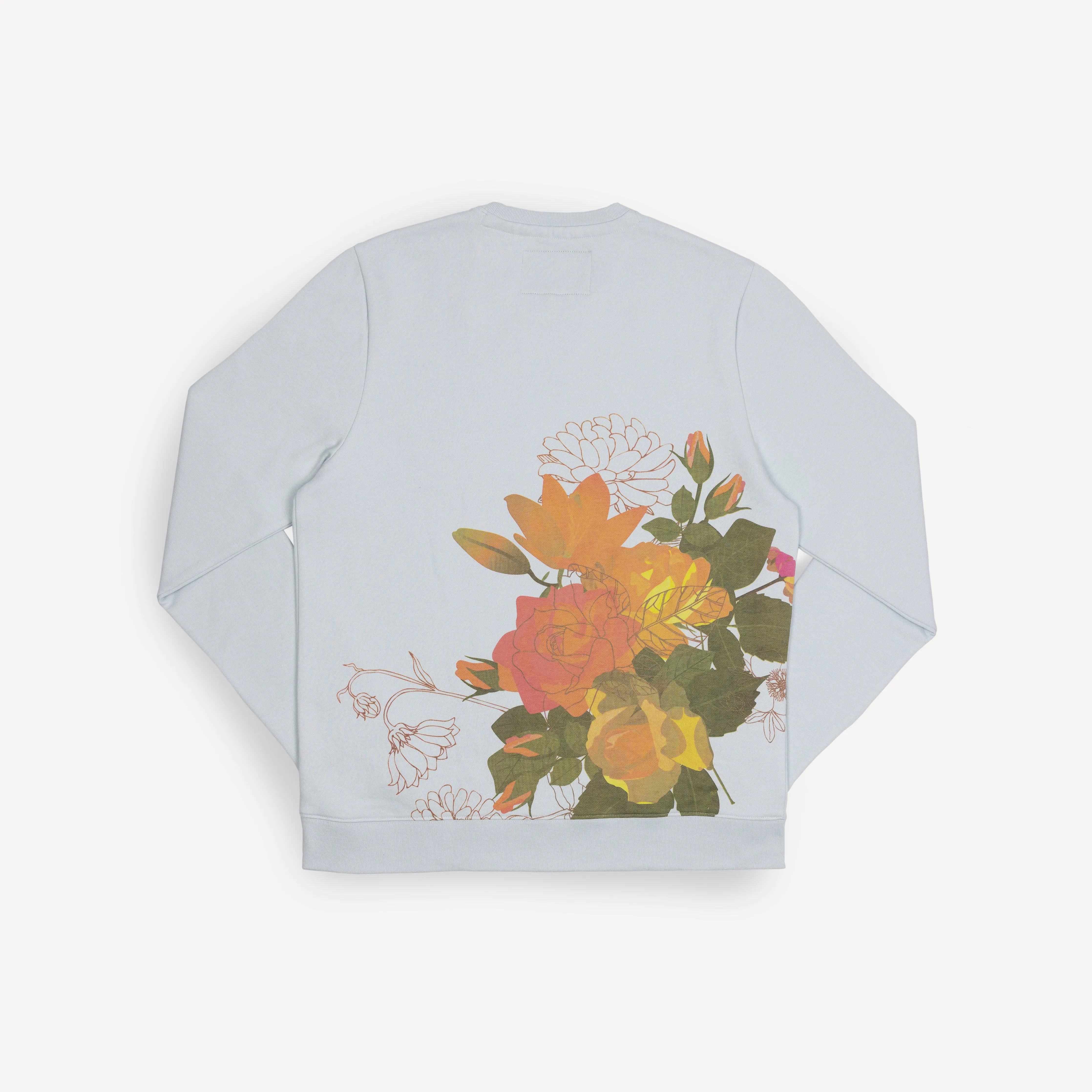 Graphic Wraparound Crewneck Sweatshirt - Plein Air / Believe
