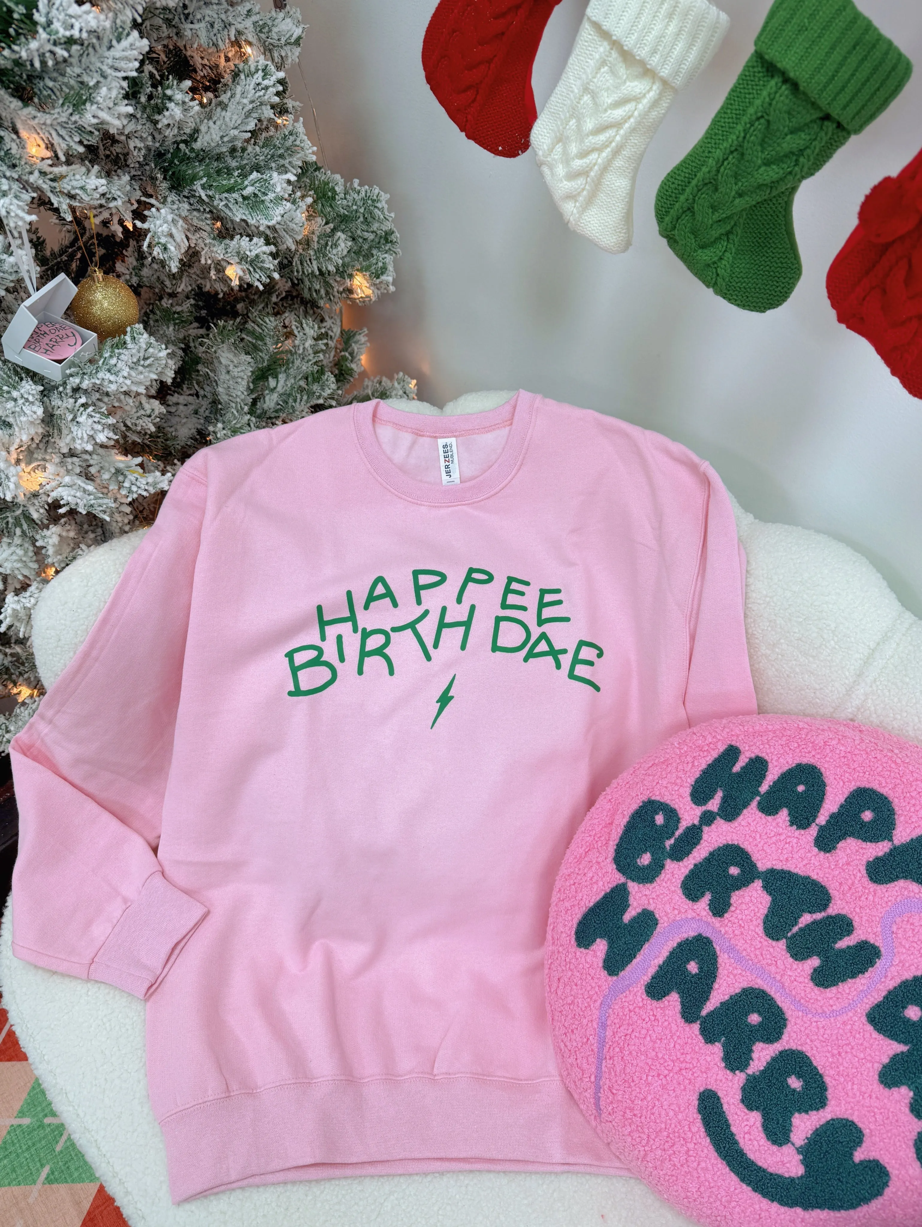 Happy Birthday Graphic Sweatshirt