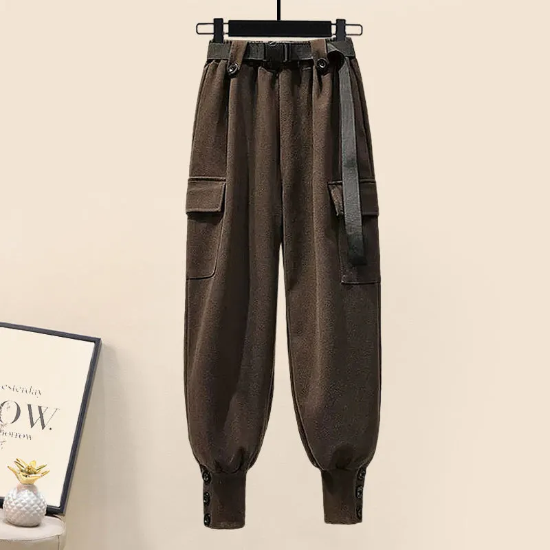 Harajuku sweater   casual pants 2-piece set  UB98569