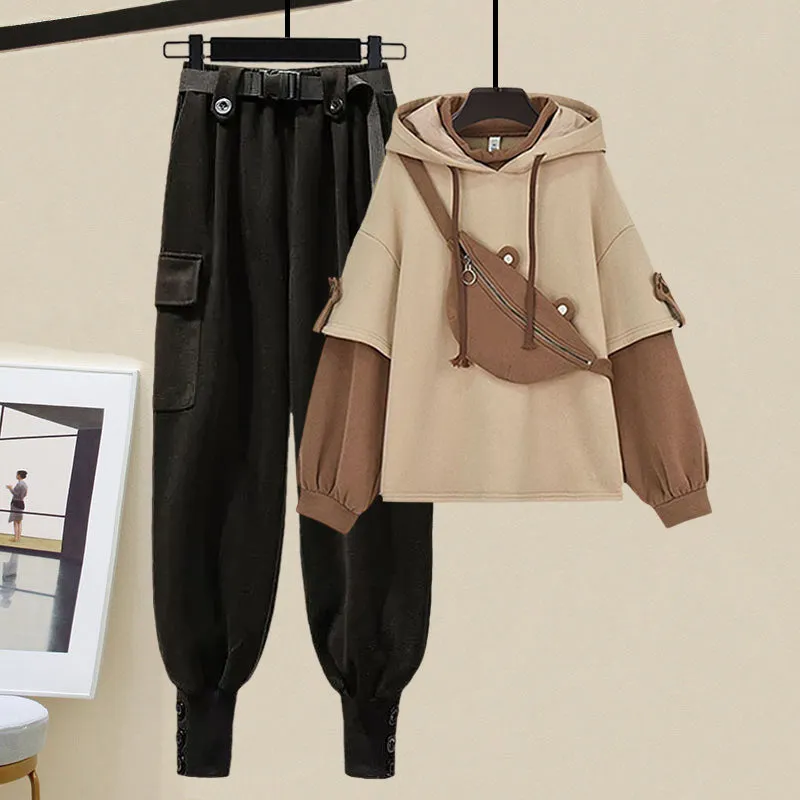 Harajuku sweater   casual pants 2-piece set  UB98569