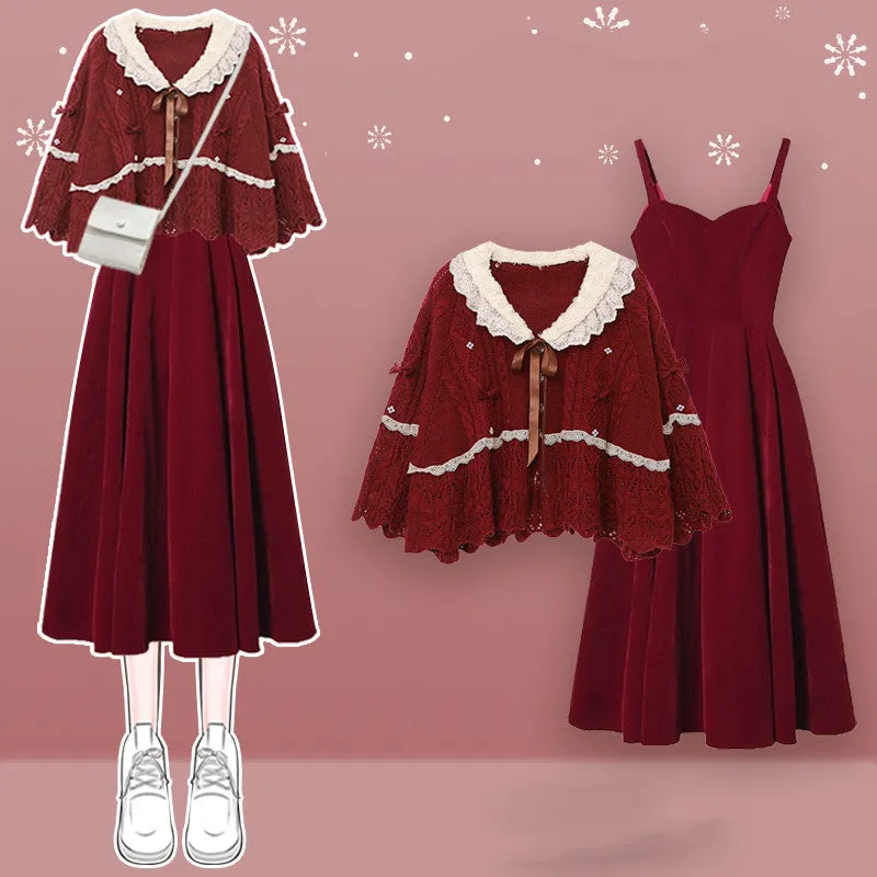 Harajuku sweater   skirt two piece suit  UB96014