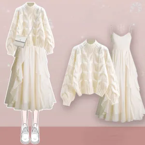 Harajuku sweater   skirt two piece suit  UB96014