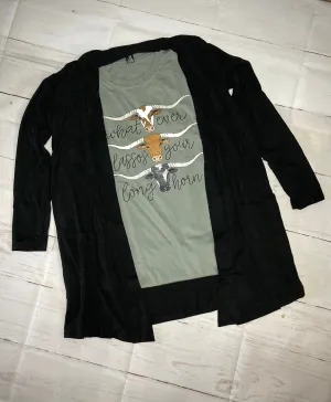 Haven Cardigan - BLACK
