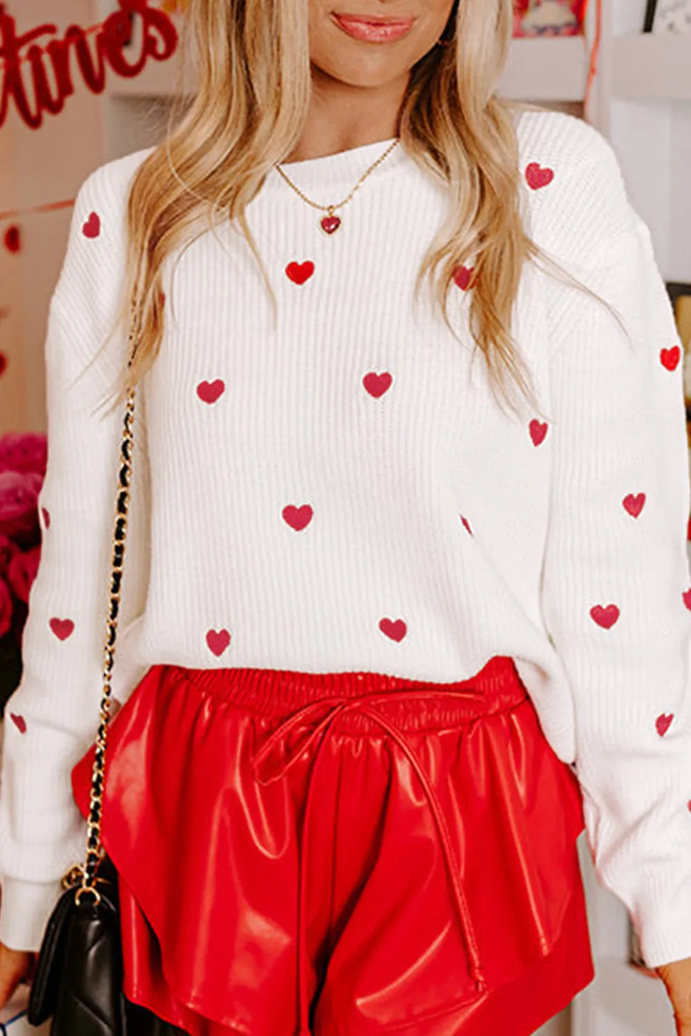 Heartstrings Long Sleeve Sweater