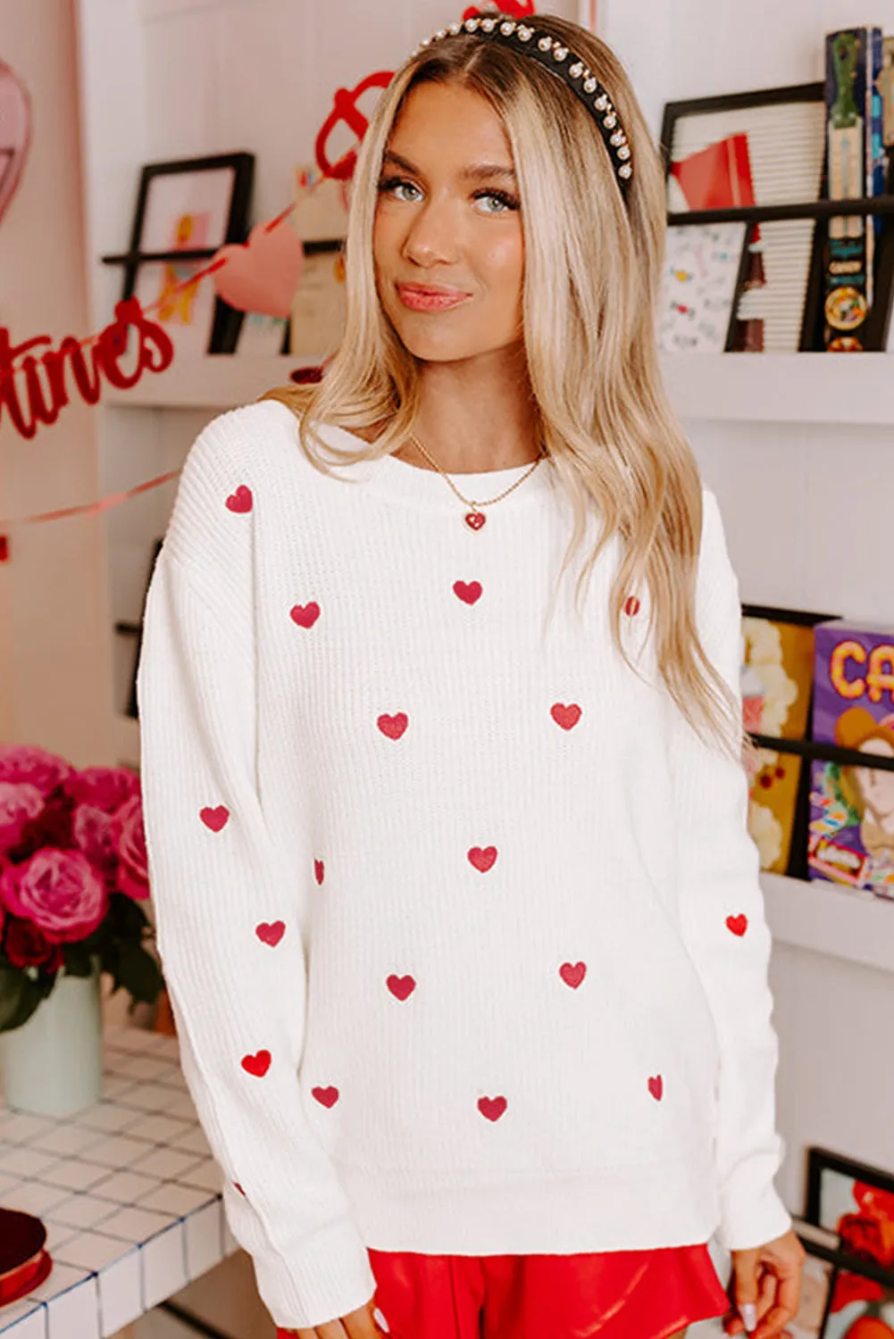 Heartstrings Long Sleeve Sweater