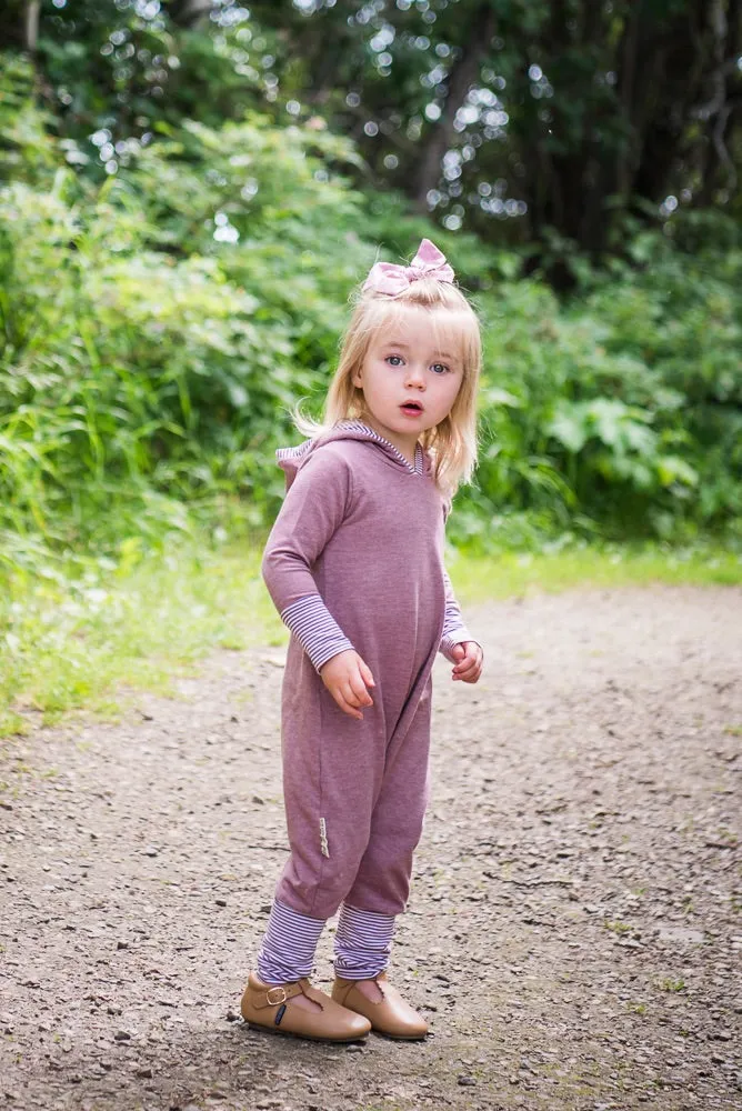 Heather Mauve Bamboo Romper
