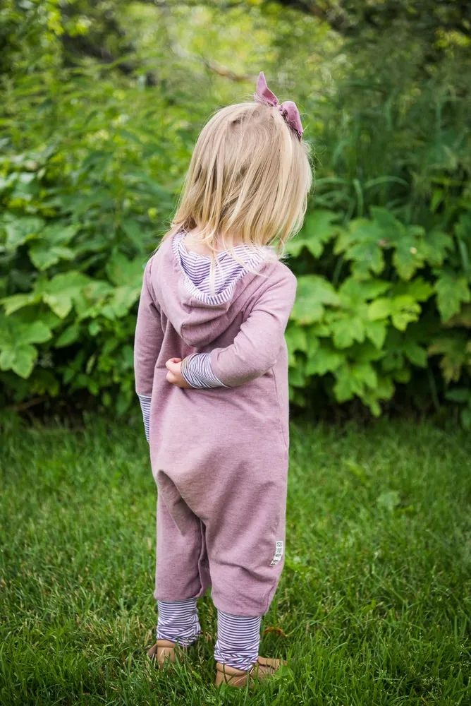 Heather Mauve Bamboo Romper