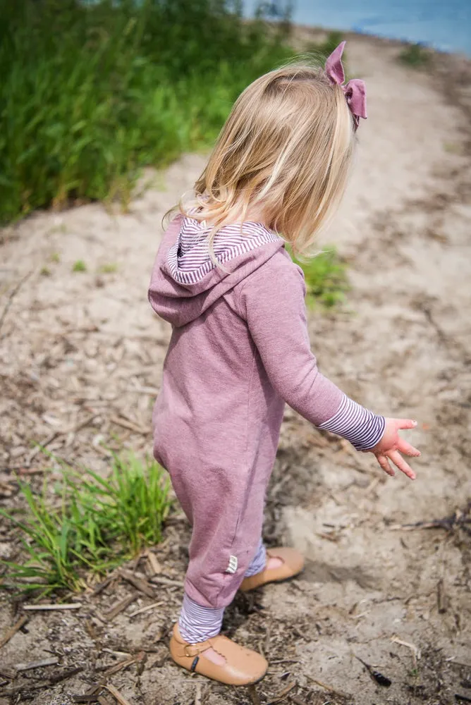 Heather Mauve Bamboo Romper