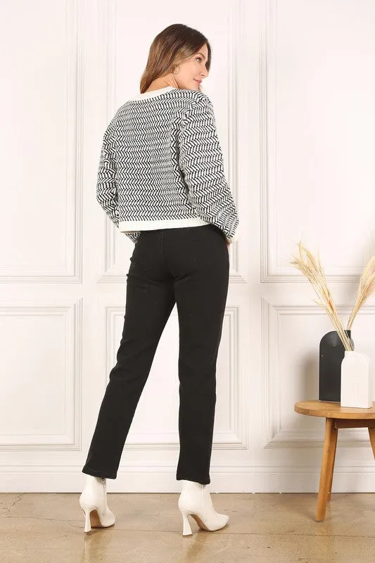 HERRINGBONE SWEATER