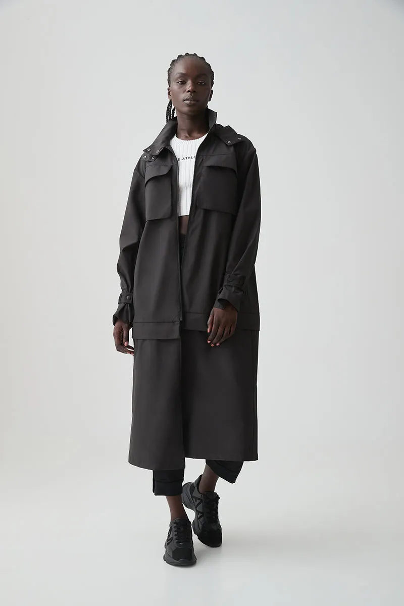 Hooded Longline Jacket 731