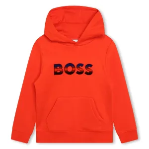 Hooded Sweatshirt - Bright Red