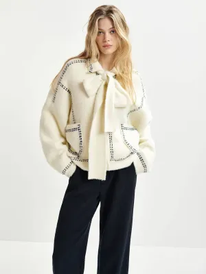 Hoops Cardigan - Cream