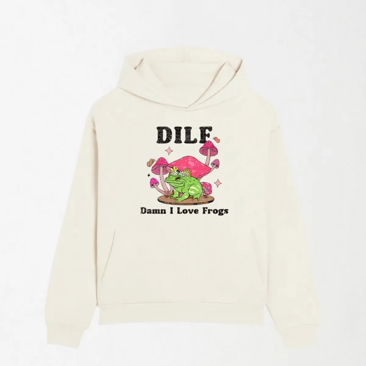 I Love Frogs - Graphic Hoodie