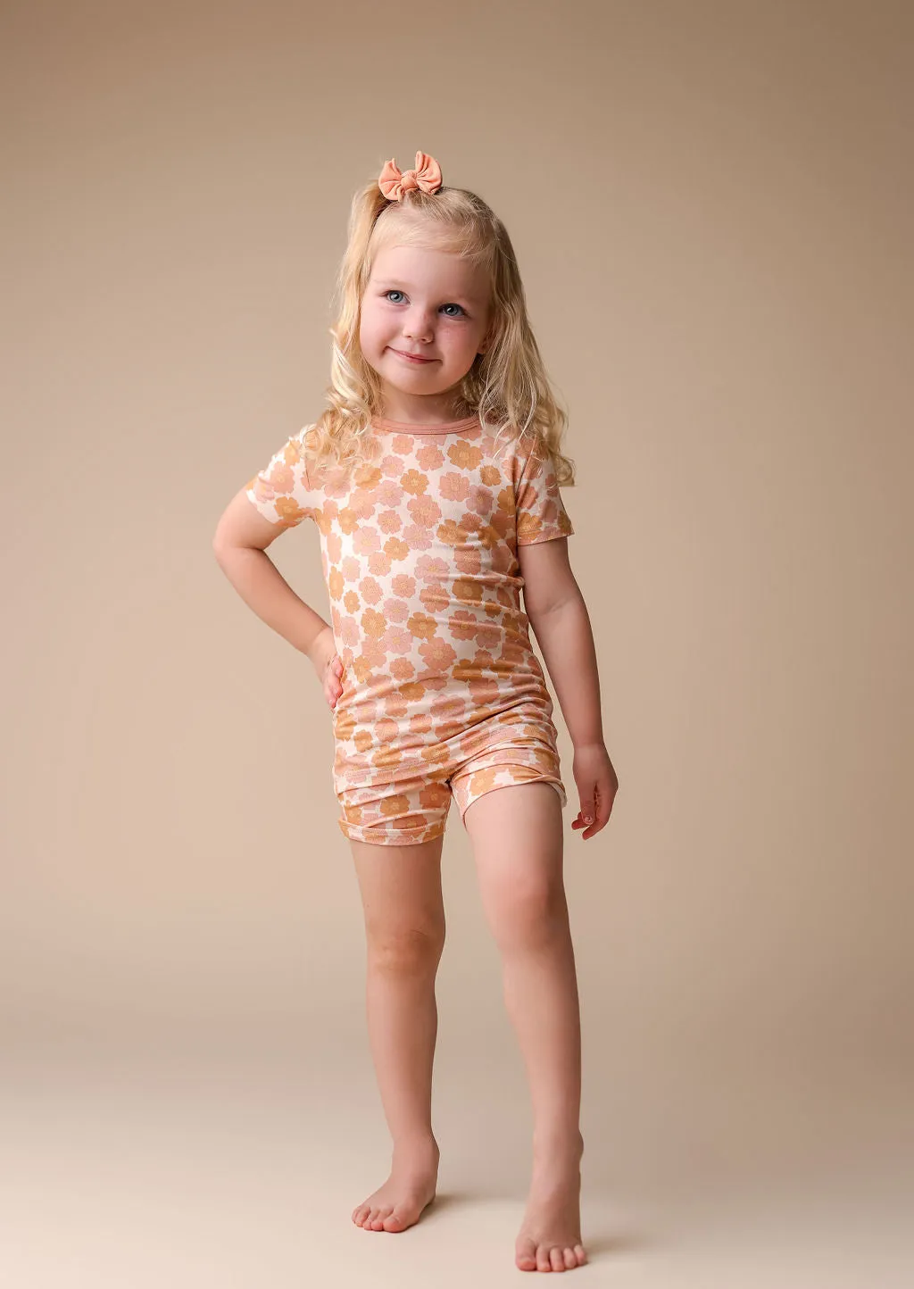 In My Jammers Ella Floral S/S 2pc PJ Set w/Shorts