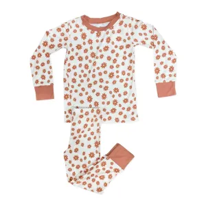 In My Jammers Terracotta Floral L/S 2pc PJ Set