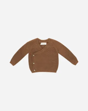 Knit Wrap Top || Cinnamon