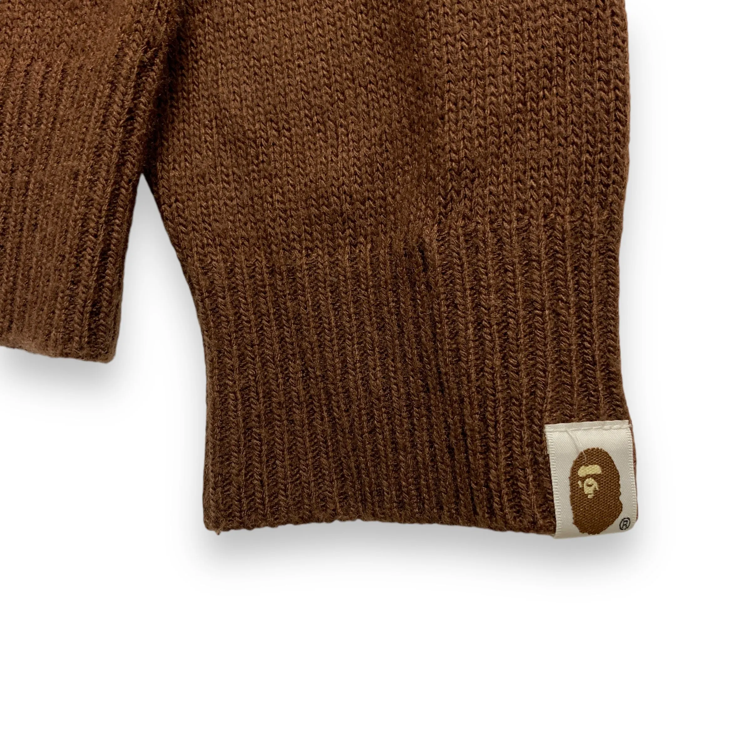 [L] A Bathing Ape Bape Baby Milo Knit Crewneck Sweater