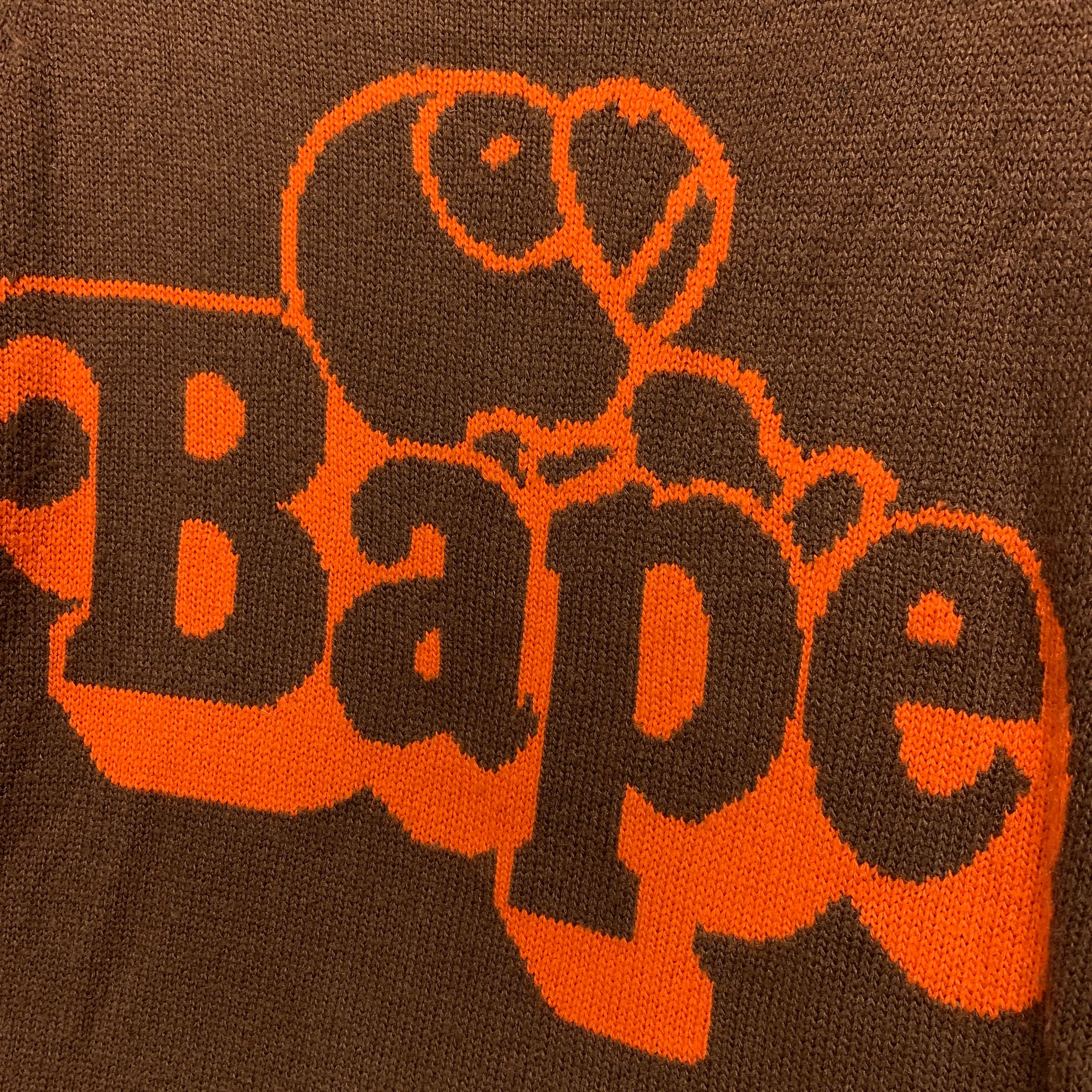 [L] A Bathing Ape Bape Baby Milo Knit Crewneck Sweater