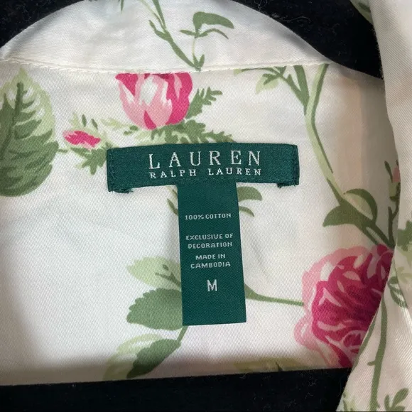 Lauren Ralph Lauren Floral Pajamas Set Size Medium