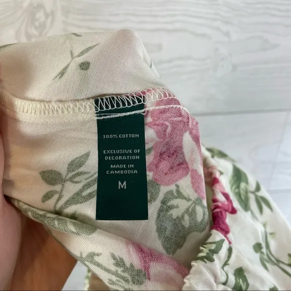 Lauren Ralph Lauren Floral Pajamas Set Size Medium