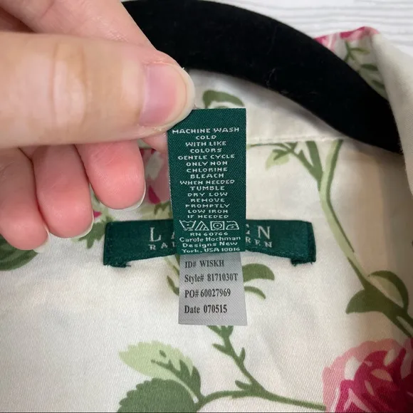 Lauren Ralph Lauren Floral Pajamas Set Size Medium