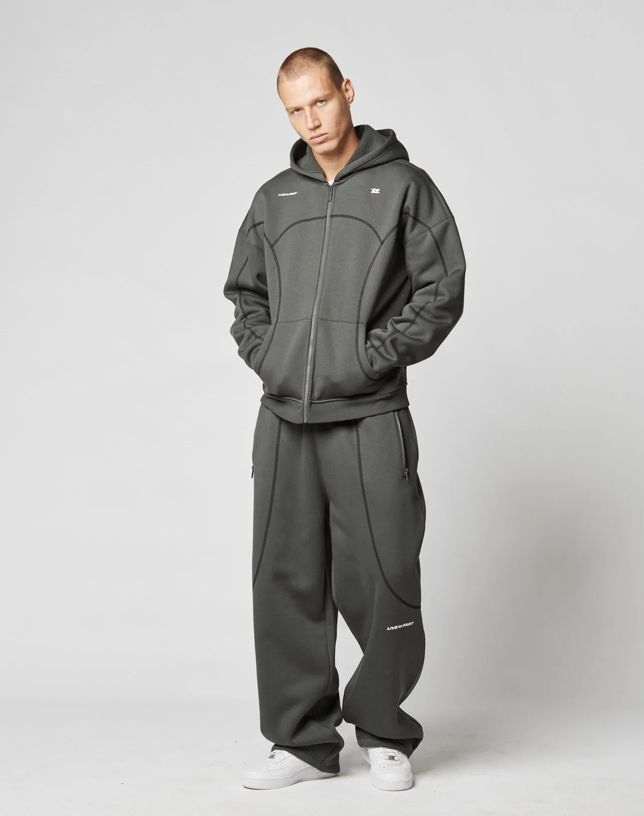 LFDY Active Fleece Hooded Zip