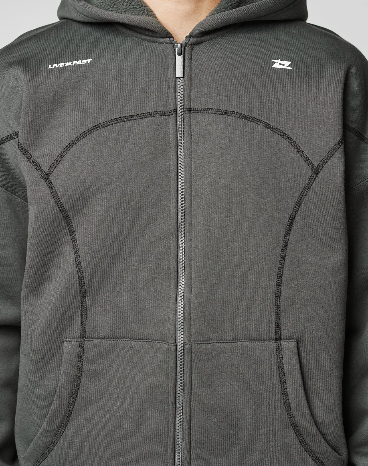 LFDY Active Fleece Hooded Zip