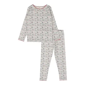 Lil Legs Floral Pajamas - Floral