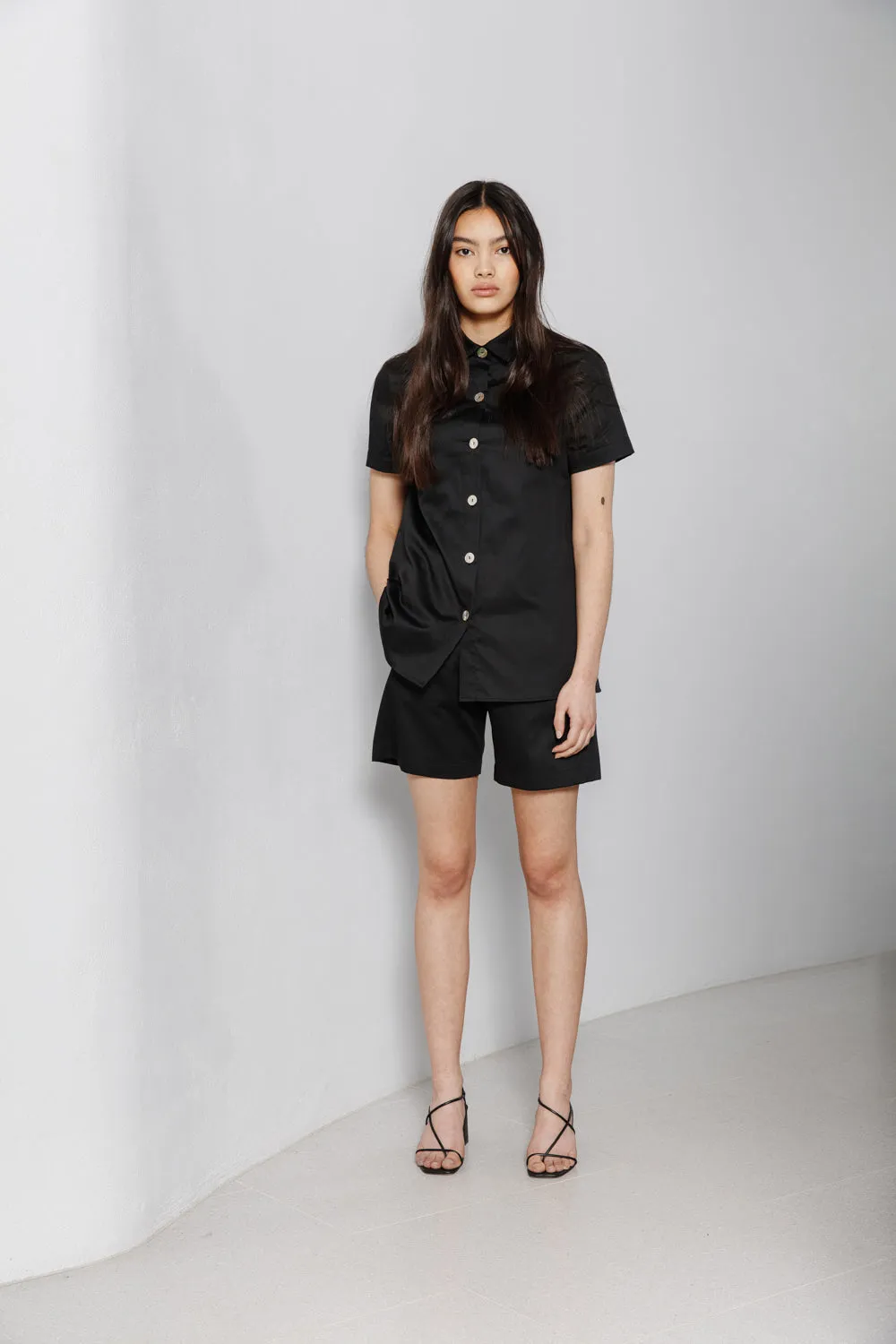 long boxer short, black