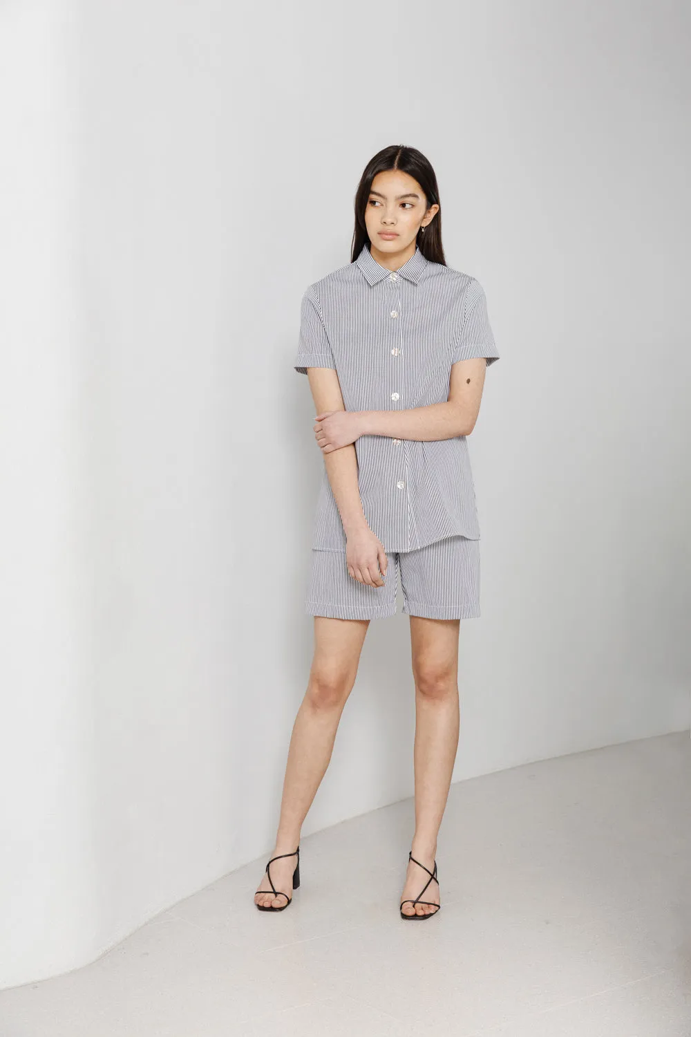 long boxer short, stripe