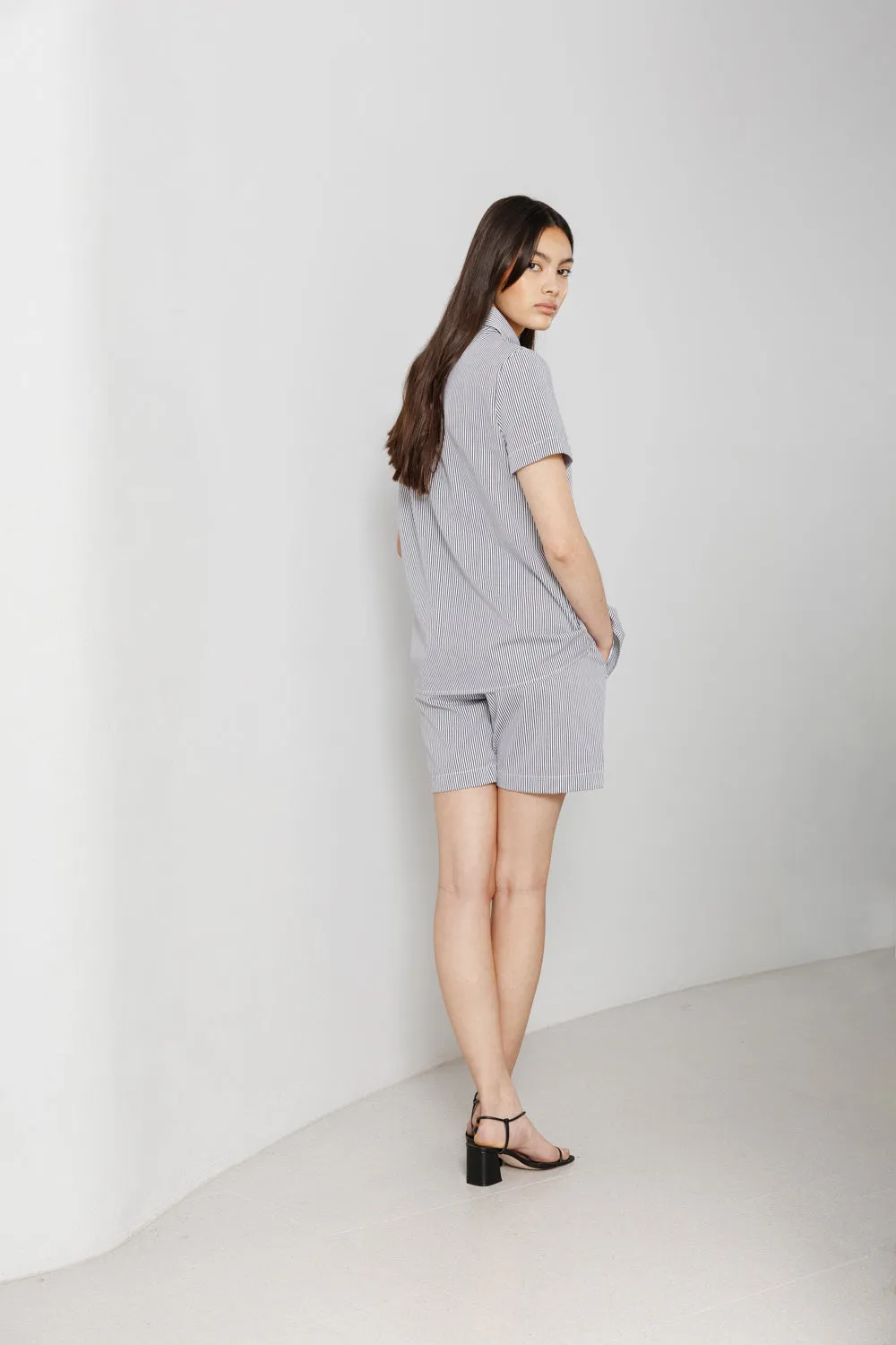 long boxer short, stripe