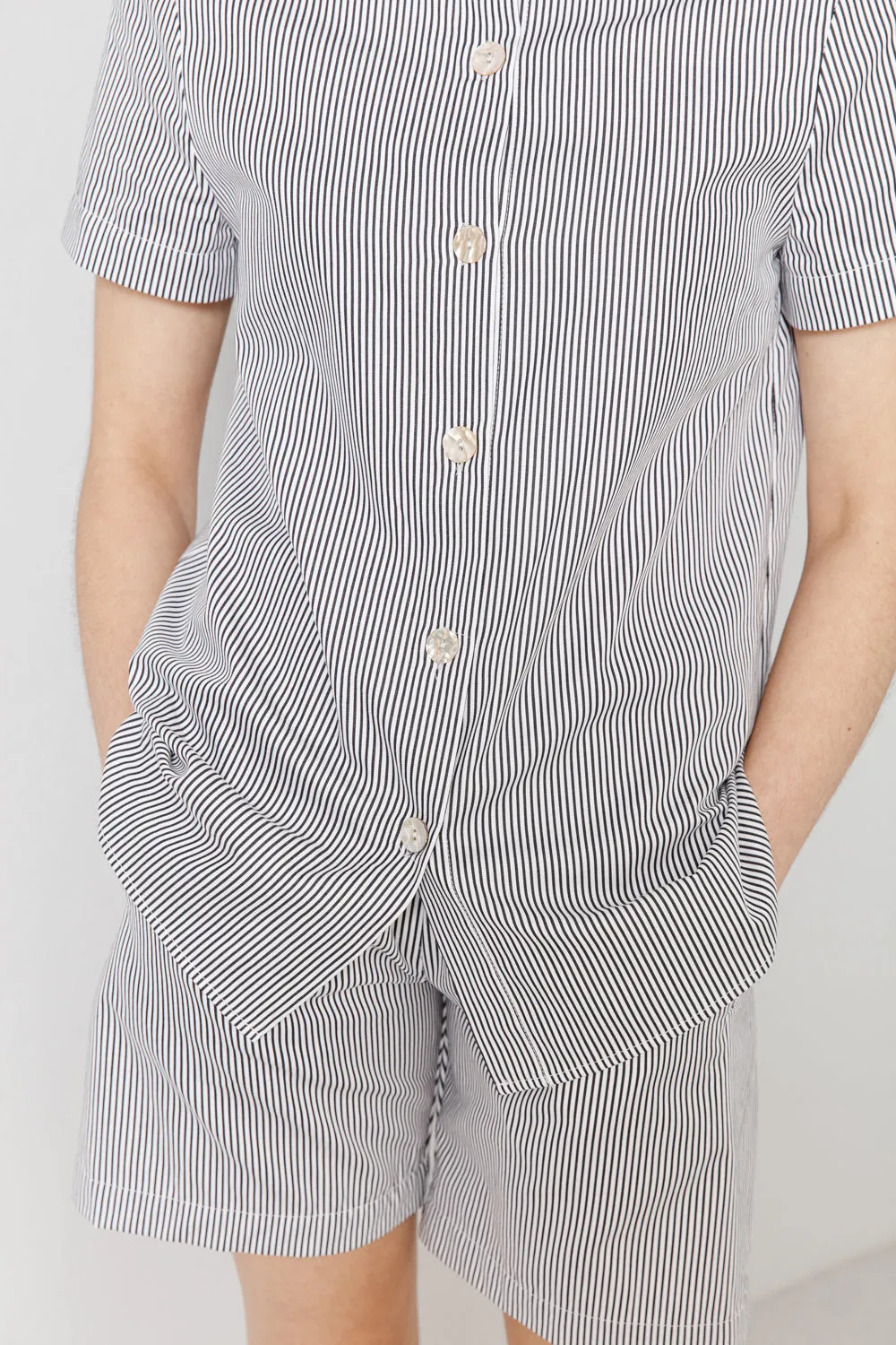 long boxer short, stripe
