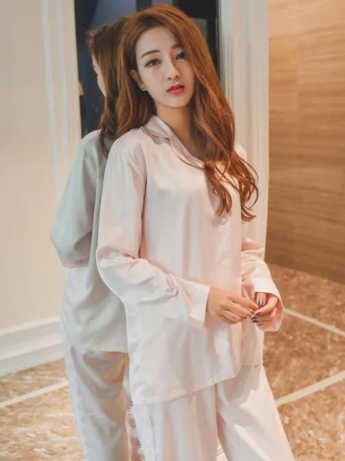 Long Sleeve Pajamas Set