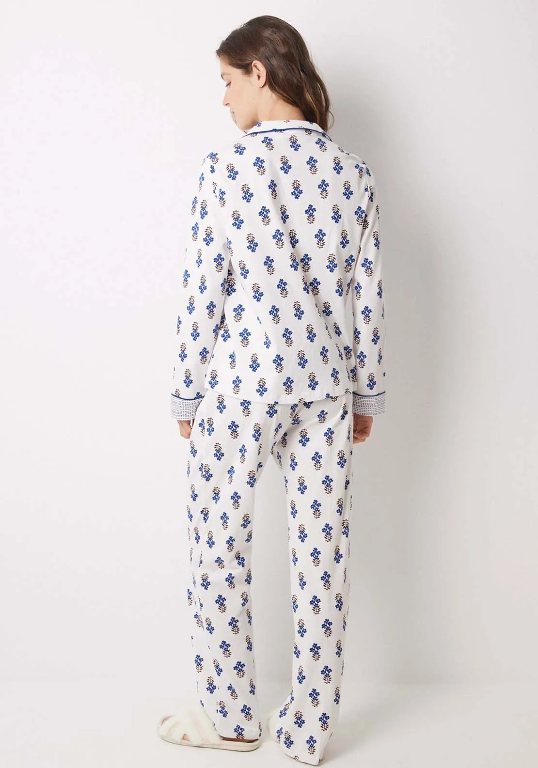 Long Sleeves Masculine Pyjama - Blue