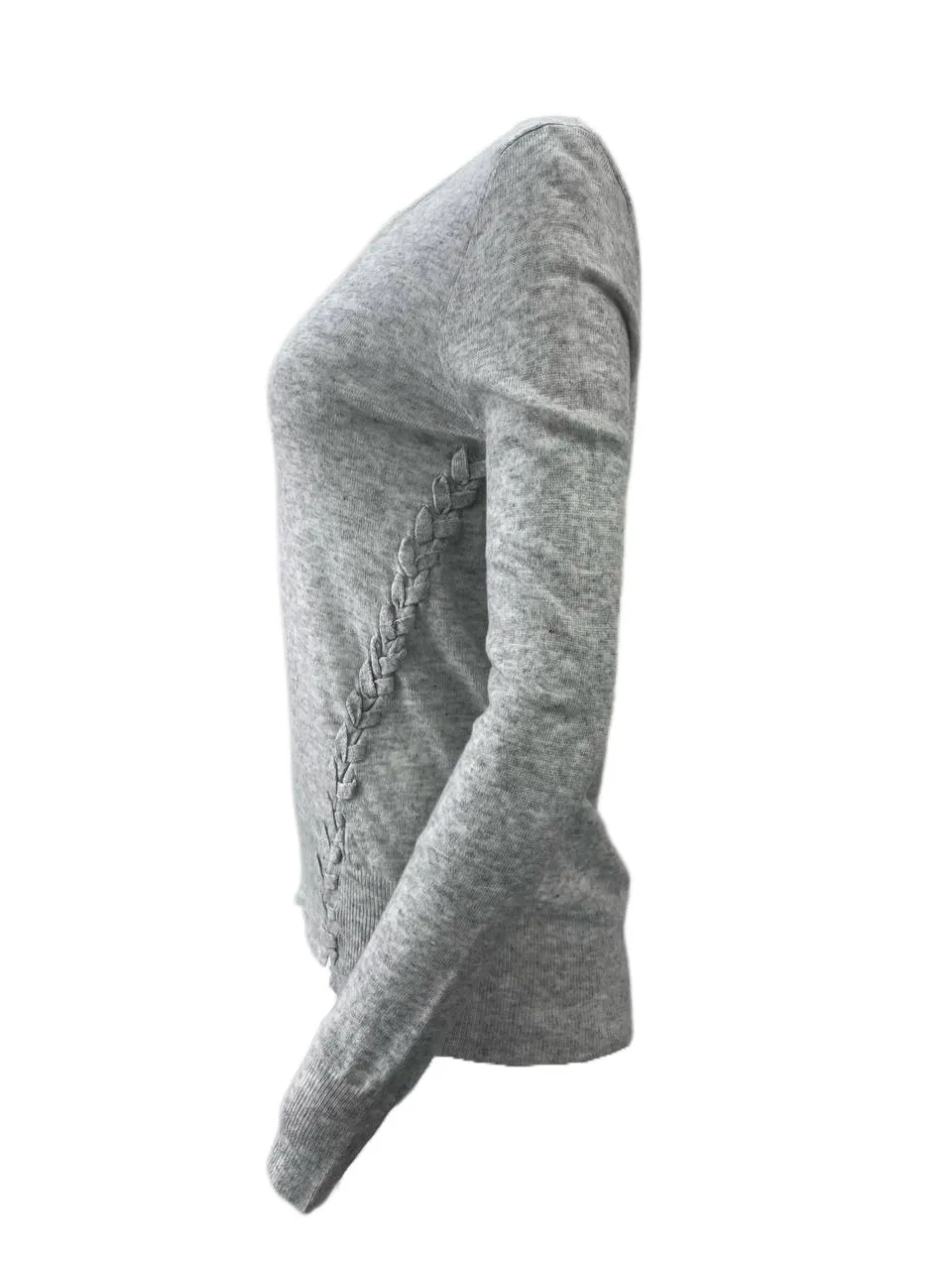 LOST IN LUNAR Women's Grey Saskia Knit Sweater Size US 4 NWT